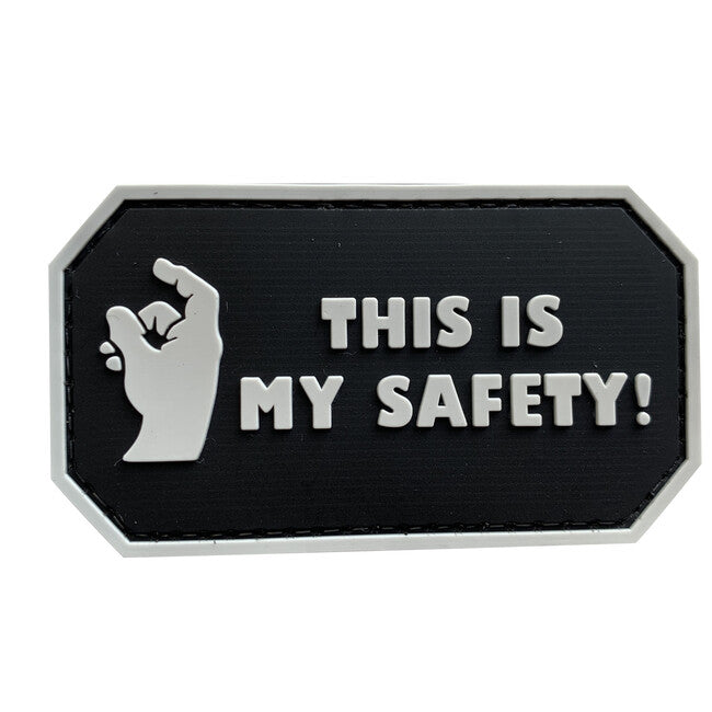 WARAGOD This is my Safety PVC нашивка, чорна