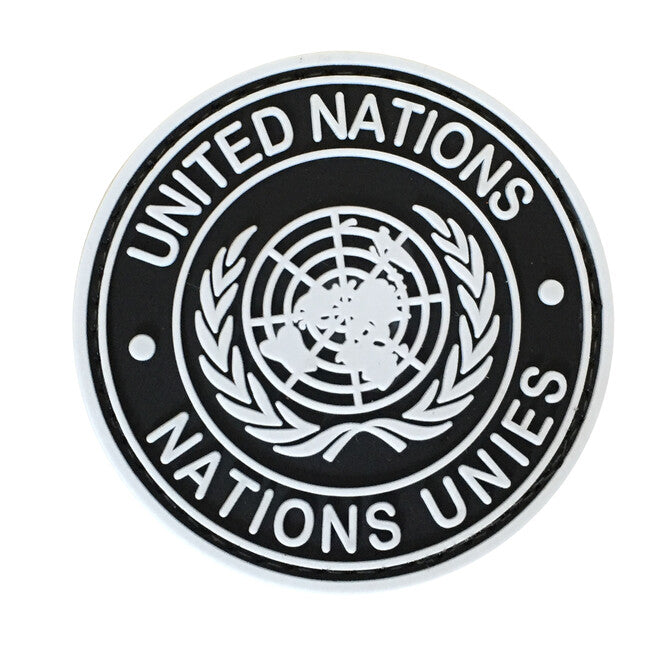 WARAGOD United Nation PVC нашивка, чорна