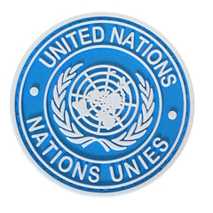 WARAGOD United Nation PVC нашивка, синя