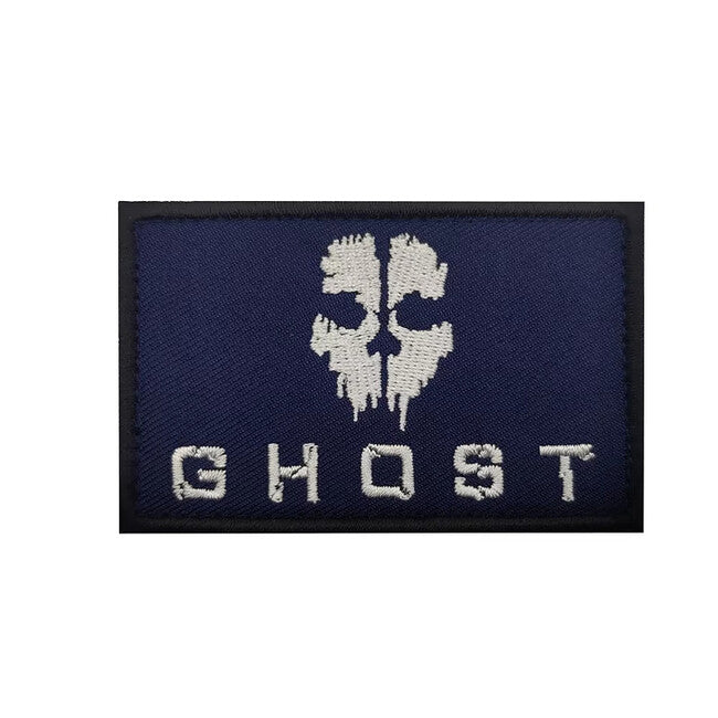 WARAGOD Call of Duty ghost mask вишивана нашивка, чорна