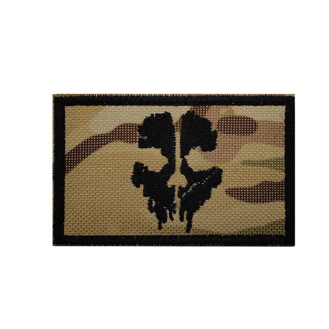 WARAGOD Call of Duty ghost mask вишивана нашивка, мультикам