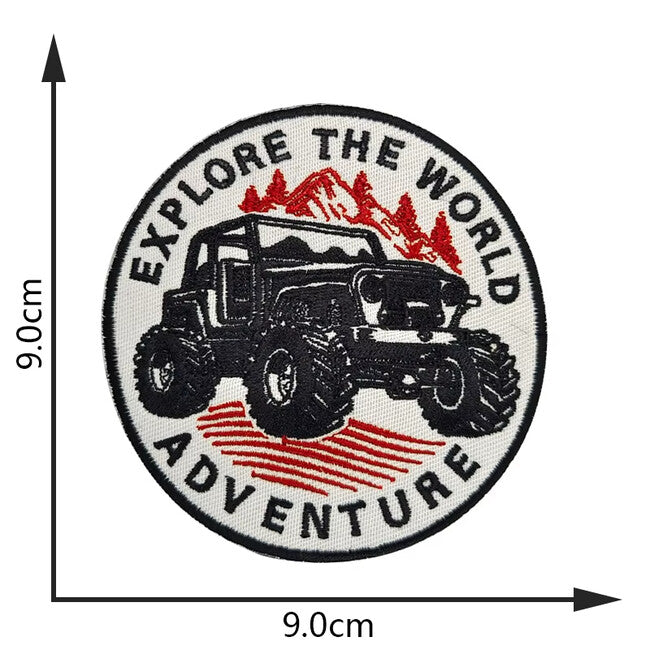 WARAGOD Explore The World Adventure вишита нашивка