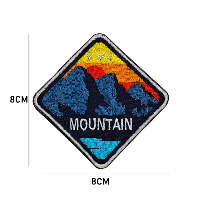 WARAGOD Mountain Camping 02 вишивана нашивка