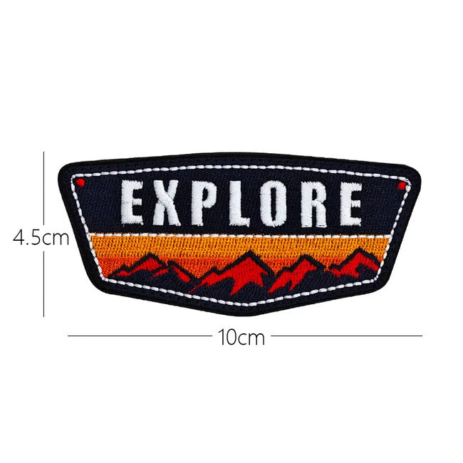 WARAGOD Mountain Camping вишивана нашивка 13