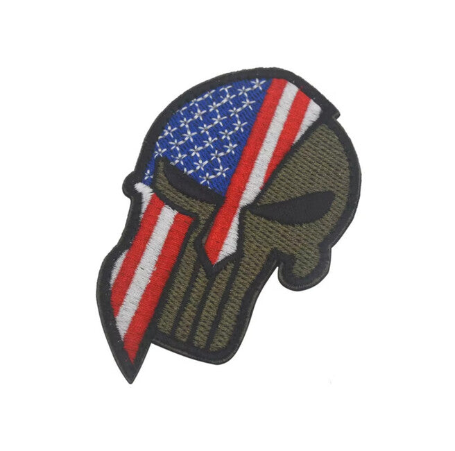 WARAGOD Punisher вишивана нашивка, США
