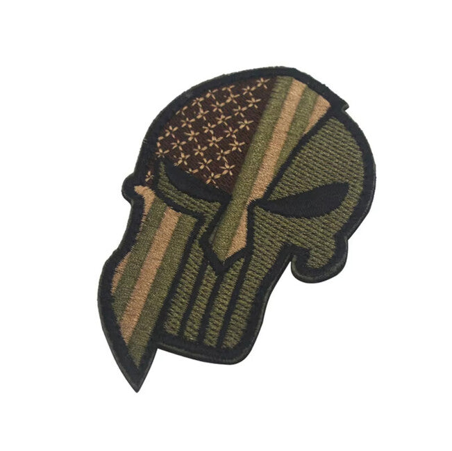 WARAGOD Punisher вишивана нашивка, США зелена