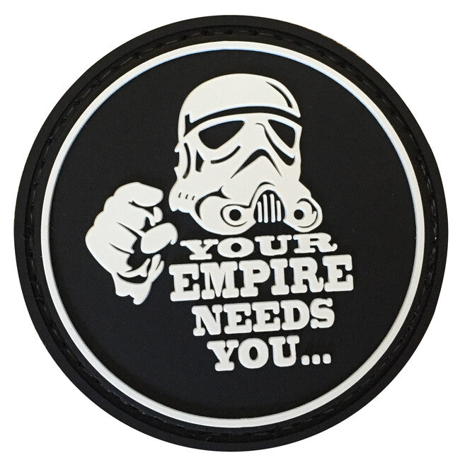 WARAGOD Your empire needs you PVC нашивка, чорна