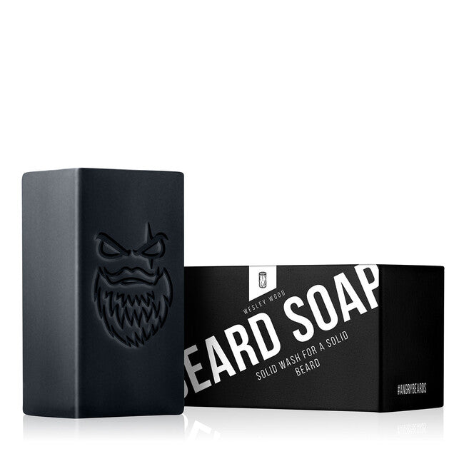 Angry Beards Wesley Wood мило для вусів 50 г, чорне