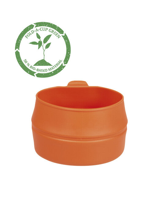 wildo FOLD-A-CUP® ECO складний стакан, помаранчевий, 200 ml