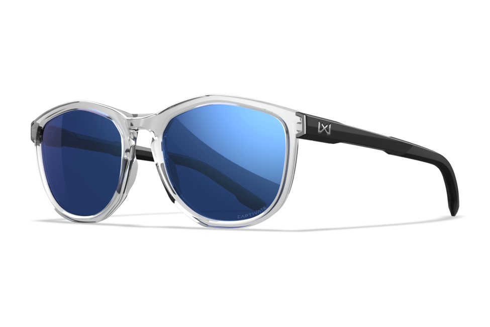 Wiley X Bravo сонцезахисні окуляри, Clear / CAPTIVATE™ Polarized Blue Mirror
