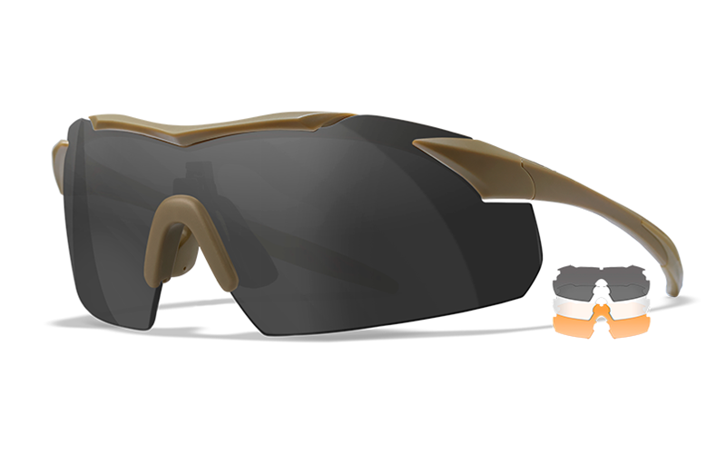 WILEY X VAPOR 2.5 захисні окуляри з змінними лінзами, коричневі