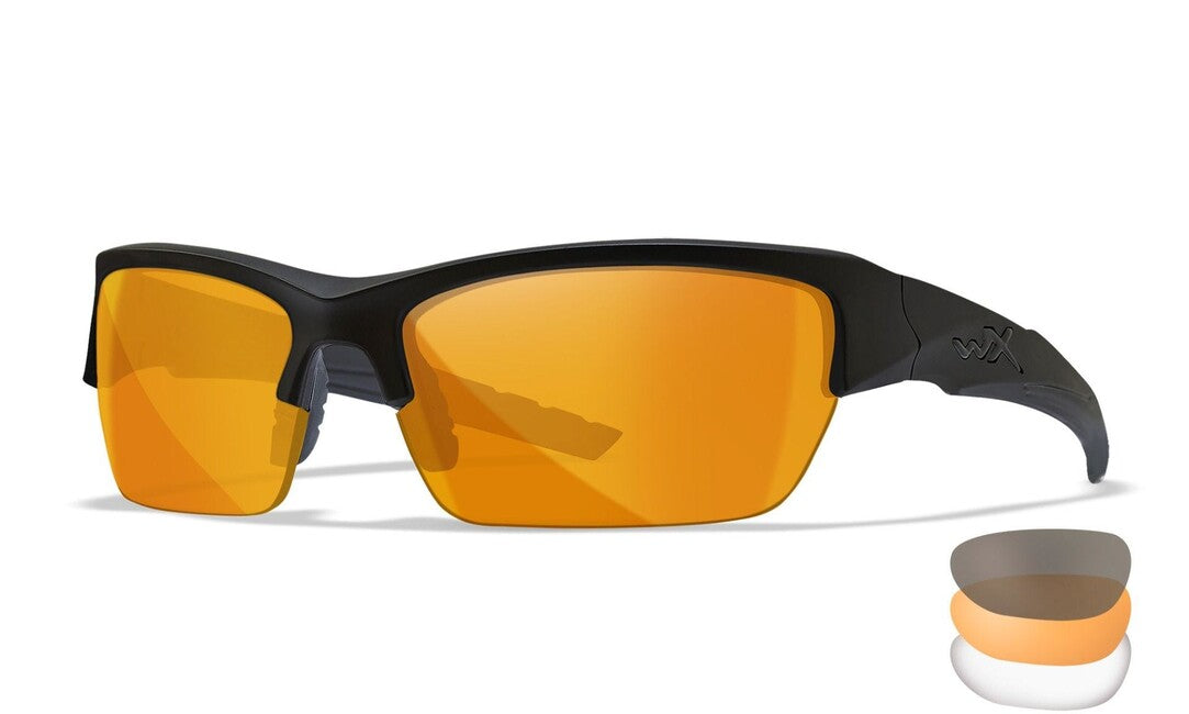 WileyX VALOR 2.5 окуляри, чорні, Сірий/Clear/Світлий Іржавий