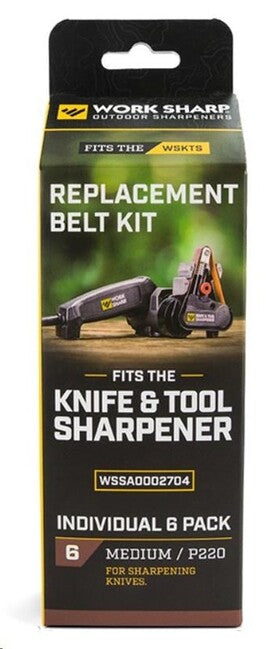 WORK SHARP керамічна абразивна стрічка P220 до шліфмашини WSKTS-I 6-pack
