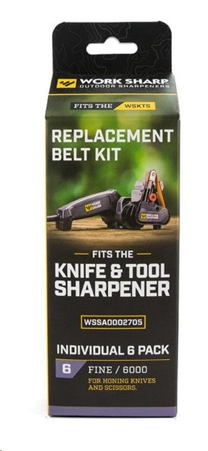 WORK SHARP P6000 шліфувальний пас до точилки WSKTS-I 6-pack, сірий