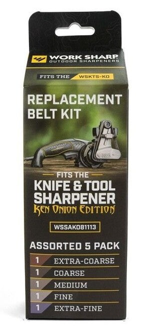 WORK SHARP набір змінних шліфувальних стрічок 5-pack