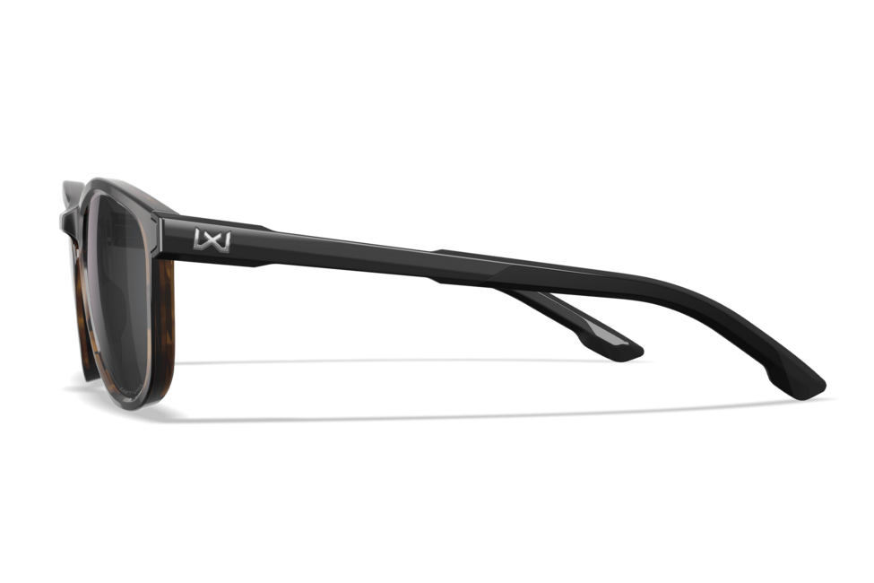 Wiley X Bravo сонцезахисні окуляри, глянцевий черепаховий візерунок / CAPTIVATE™ Polarized Grey