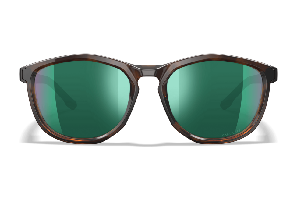 Wiley X Bravo сонцезахисні окуляри, Tortoise / CAPTIVATE™ Polarized Green Mirror