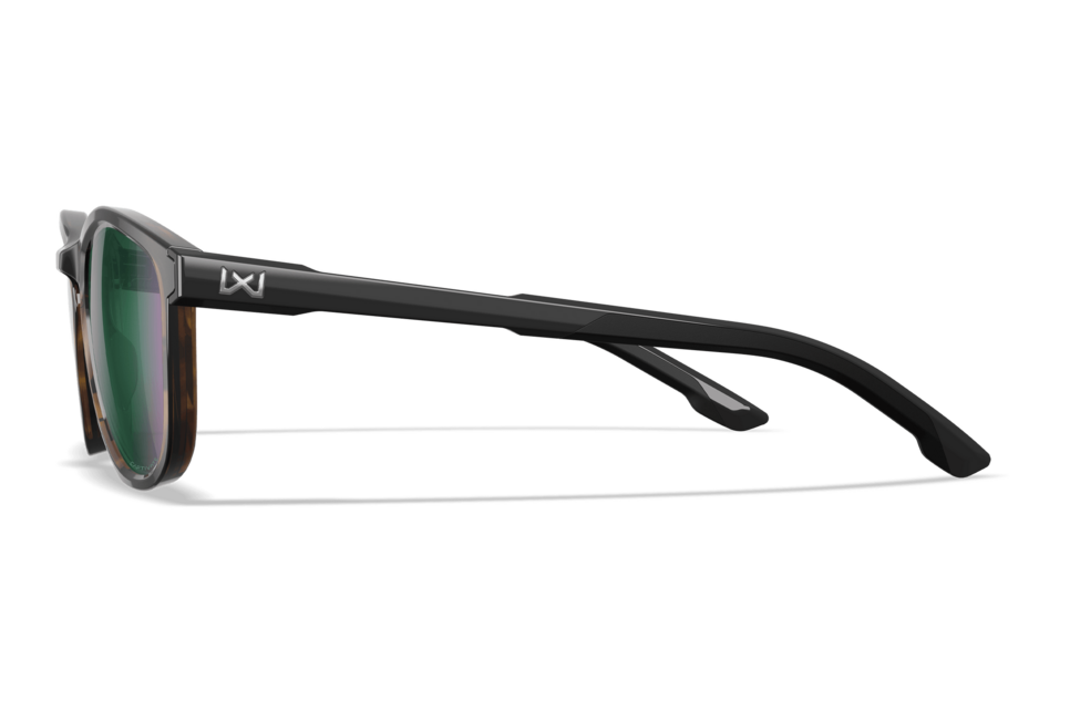 Wiley X Bravo сонцезахисні окуляри, Tortoise / CAPTIVATE™ Polarized Green Mirror