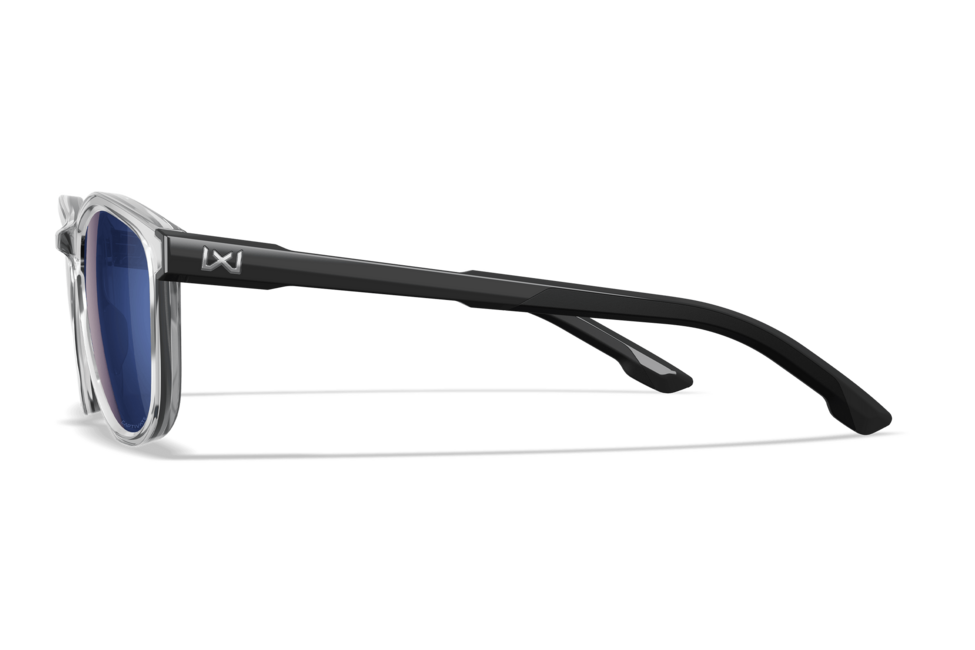 Wiley X Bravo сонцезахисні окуляри, Clear / CAPTIVATE™ Polarized Blue Mirror