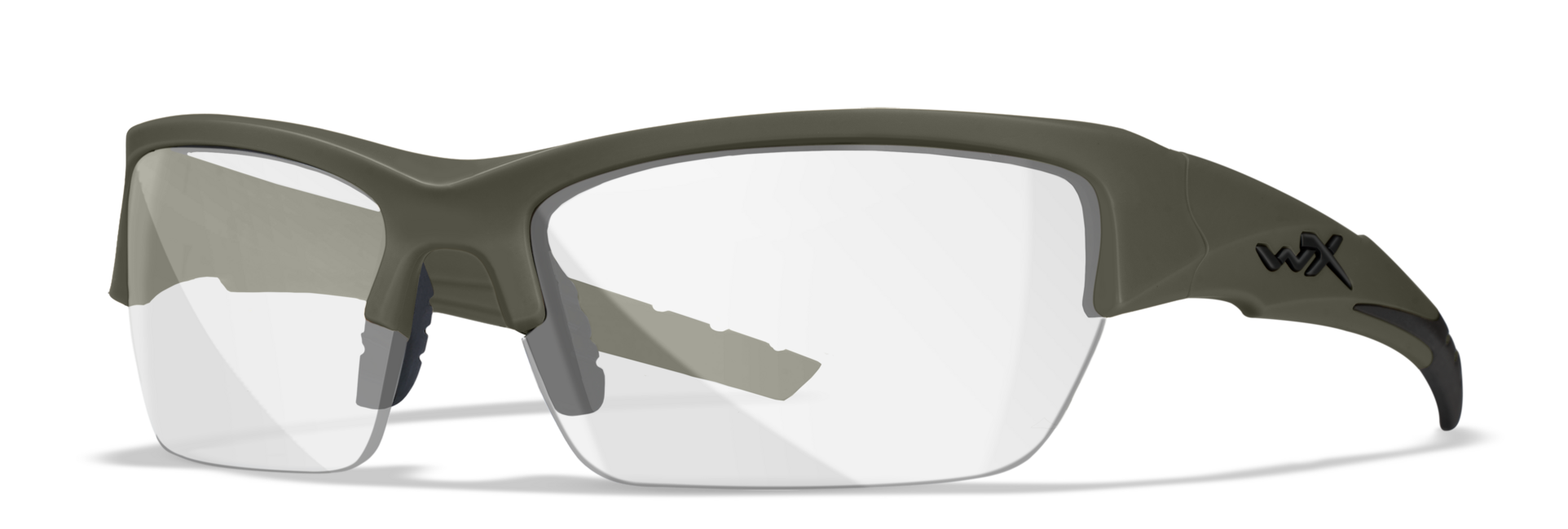 WileyX VALOR 2.5 окуляри, сірі/прозорі/світло-іржаві, зелені