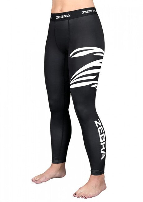Zebra довгі компресійні штани, чорні