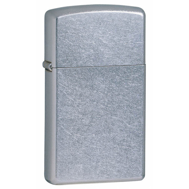 Zippo бензиновая зажигалка slim street chrome
