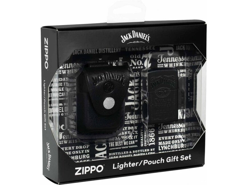 Zippo Jack Daniels набір чохол + запальничка