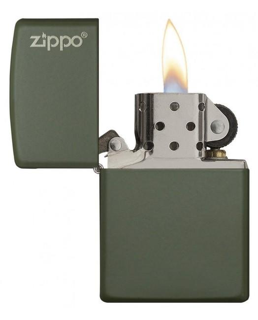 Zippo бензиновий запальничка, оливкова матова