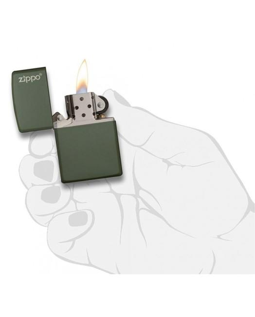 Zippo бензиновий запальничка, оливкова матова