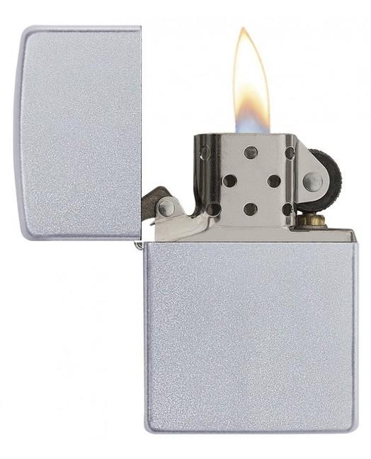 Zippo бензиновая зажигалка Satin Chrome