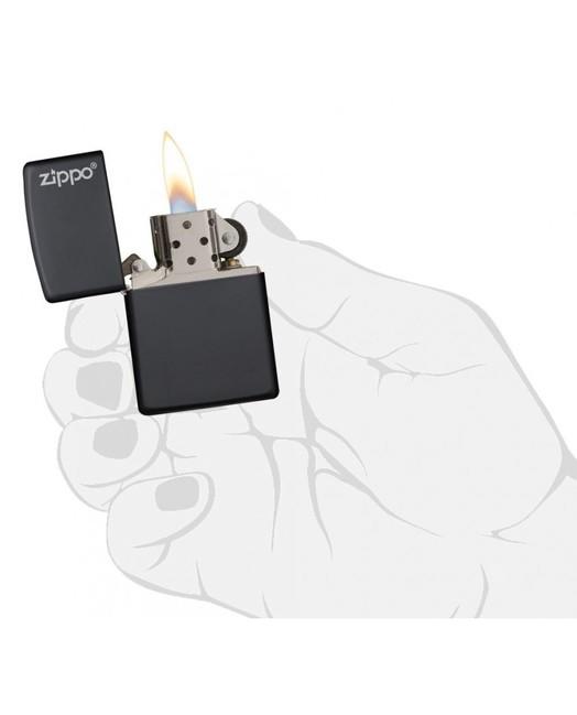 Zippo бензиновая зажигалка, чорна матна