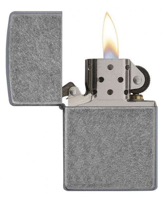 Zippo Antique бензиновий запальничка, срібна