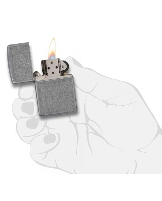 Zippo Antique бензиновий запальничка, срібна