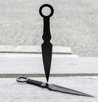 Міні-ножі для кидання &quot;Стрінг&quot;, 16см, 3 штуки, чорні.