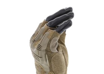 Протиударні рукавички Mechanix M-Pact з койота без пальців