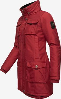 Navahoo Tiniis Жіноча зимова куртка з капюшоном, blood red