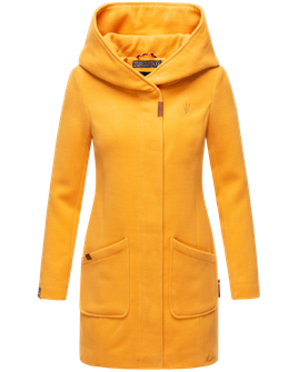 Marikoo MAIKOO Жіноче зимове пальто з капюшоном, жовте