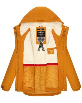 Marikoo BIKOO Жіноча зимова куртка з капюшоном, кориця