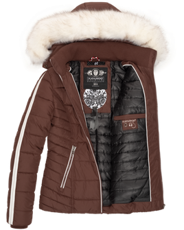 Жіноча зимова куртка з капюшоном Navahoo KHINGAA&#039;S з капюшоном, шоколад