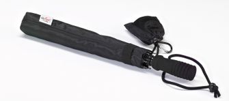 EuroSchirm teleScope handsfree UV Телескопічний трекінговий парасолька з кріпленням на рюкзак, чорний відбивний