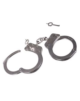 Mil-Tec  Поліцейські наручники DOUBLE LOCK ланцюг срібло