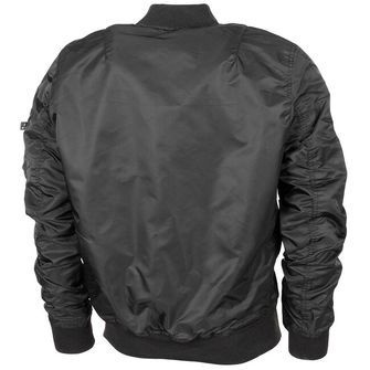 Льотна куртка MFH American MA1, чорна