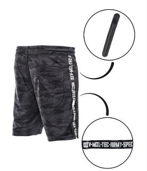 Чоловічі спортивні шорти Mil-Tec Training, темний камуфляж