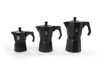 Кавоварка Origin Outdoors Espresso на 3 чашки, чорна