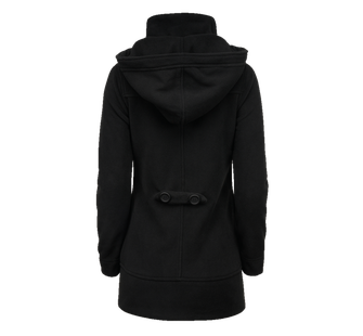 Жіноче флісове пальто Brandit квадратної форми, чорне