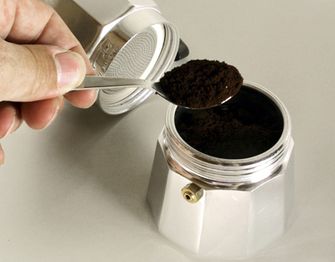 Кавоварка Origin Outdoors Espresso на 6 чашок, нержавіюча сталь