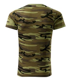 Коротка футболка Malfini Camouflage, зелена, 160 г/м2
