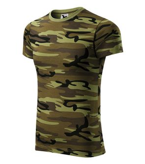 Коротка футболка Malfini Camouflage, зелена, 160 г/м2