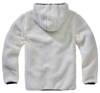 Флісовий пуловер Brandit Teddyfleece Worker, білий