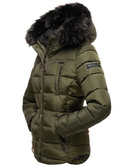 Marikoo LOTUSBLUTE жіноча зимова куртка, оливкова